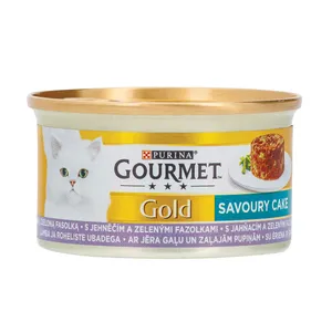 Konservuotas visavertis kačių ėdalas su ėriena GOURMET GOLD SAVOURY, 85 g