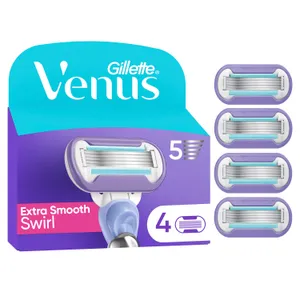 Skustuvo galvutės GILLETTE VENUS SWIRL, 4 vnt.