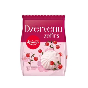LAIMA zefyrai, spanguolių skonio, 200g