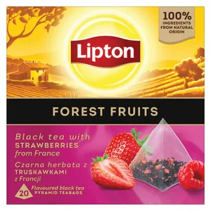 Juodoji arbata su miško uogų skoniu LIPTON, 20 vnt.