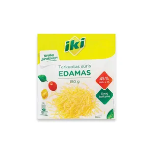 Tarkuotas puskietis sūris edamas 45%, IKI, 150 g