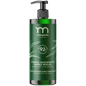Naikinantis kvapus skystasis muilas su alavijais MARGARITA, 400 ml