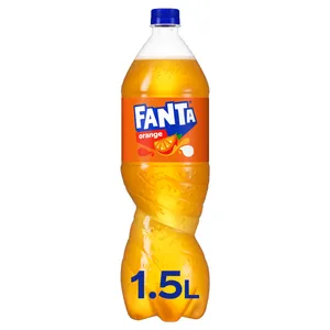 Gazuotas apelsinų skonio gaivusis gėrimas FANTA ORANGE, 1,5 l