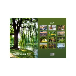 Kalendorius 2026 METŲ LAIKAI A4