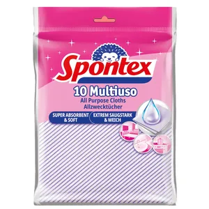 Universalios šluostės SPONTEX MULTIUSO 7+3 vnt.