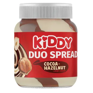 Kakavinis lazdynų riešutų kremas KIDDY DUO, 350 g