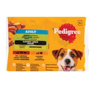 Konservuotas visavertis suaugusių šunų ėdalas PEDIGREE, 4x100 g