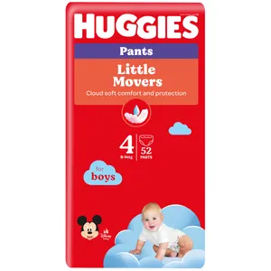 Sauskelnės HUGGIES PANTS BOYS, 9-14 Kg 4 dydis, 52 vnt.