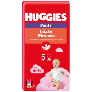 Sauskelnės 12-17kg HUGGIES PANTS GIRL, 44 vnt.
