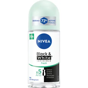 Rutulinis dezodorantas moterims NIVEA BLACK&WHITE FRESH, 50 ml