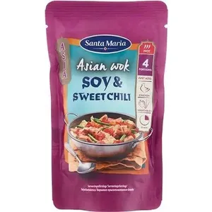 Saldus ir aitriųjų paprikų wok padažas SANTA MARIA ASIA, 150 g