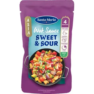 Saldžiarūgštis padažas WOK SANTA MARIA, 150 g