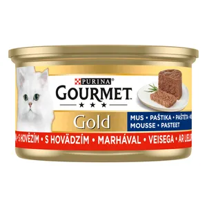 Paštetas katėms su jautiena GOURMET GOLD, 85 g