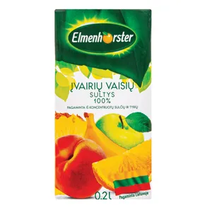 Įvairių vaisių sultys ELMENHORSTER, 200 ml
