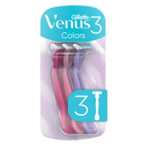 Vienkartiniai skustuvai VENUS 3, 3vnt.