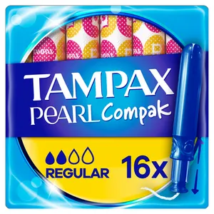 Tampax Compak Pearl Super tamponai, 16 vnt