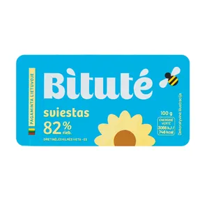 Sviestas 82% rieb. IKI/BITUTĖ, 170G