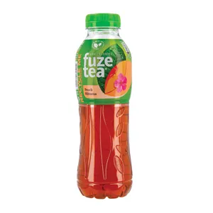 Negazuotas persikų skonio gaivusis arbatos gėrimas FUZETEA, 500 ml