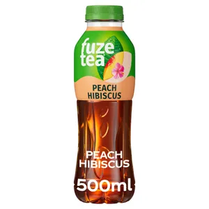 Negazuotas persikų skonio gaivusis arbatos gėrimas FUZETEA, 500 ml