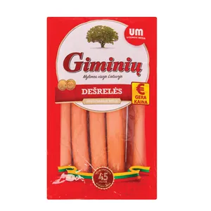 Virtos GIMINIŲ dešrelės, a. r., 860 g