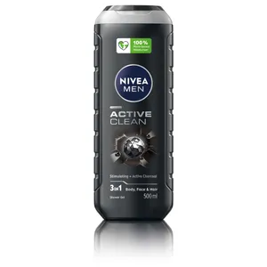 Dušo želė vyrams NIVEA MEN ACTIVE CLEAN, 500 ml
