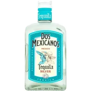 Skaidri tekila DOS MEXICANOS SILVER 38%, 700 ml
