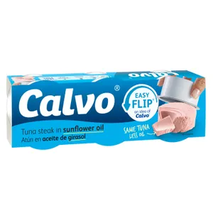 Tunas saulėgrąžų aliejuje CALVO, 240 g