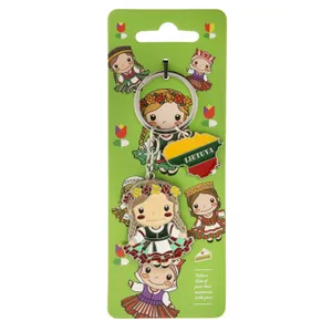 Pakabukas raktams LIETUVAITĖ 36x46 mm