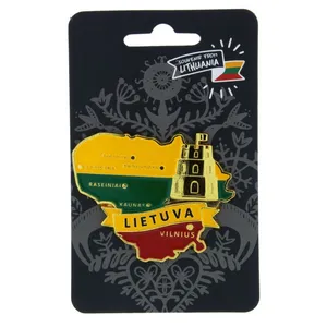 Magnetas LIETUVOS KONTŪRAS 65x52 mm