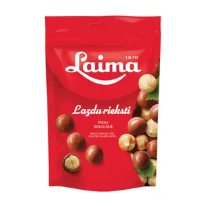 Lazdyno riešutai šokolade LAIMA, 140 g
