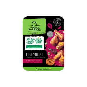 Viščiukų sparnelių peteliai bruknių marinate PREMIUM, 500 g