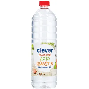 Maistinė acto rūgštis CLEVER 9%, 1 l