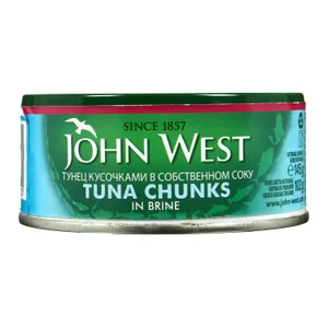 Tuno gabaliukai savo sultyse JOHN WEST, 145 g