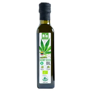 Ekologiškas kanapių sėklų aliejus BIONATURALIS, 250 ml