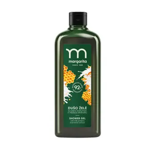 Dušo želė su pieno baltymais ir medaus ekstraktu MARGARITA, 500 ml