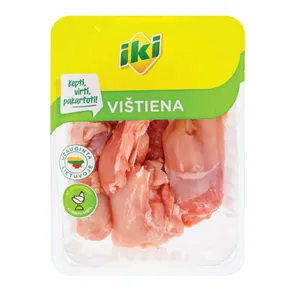 Šviežia viščiukų broilerių šlaunelių mėsa IKI MĖSA, 500 g