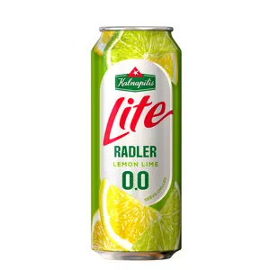 Nealkoholinis alus KALNAPILIS LITE LEMONLIME (0%), 0,5 l
