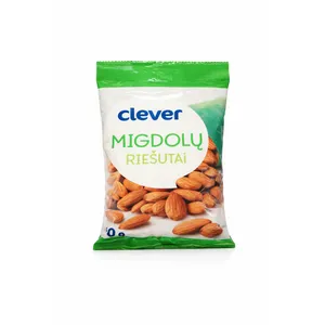 Migdolų riešutai CLEVER, 150 g