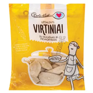 Šaldyti virtiniai su bulvėmis ir pievagrybiais BEATOS VIRTUVĖ, 500 g