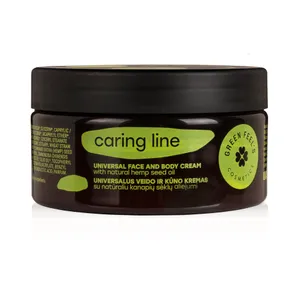 Universalus veido ir kūno kremas su natūraliu kanapių aliejumi GREEN FEEL'S, 200 ml