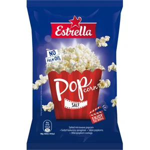 Kukurūzų spragėsiai su druska ESTRELLA, 90 g