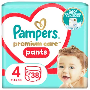 Sauskelnės-kelnaitės PAMPERS PREMIUM PANTS 4 dydis, 38 vnt.