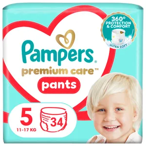 Sauskelnės-kelnaitės PAMPERS PREMIUM PANTS 5 dydis, 34 vnt.