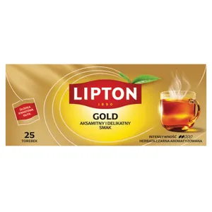 Juodoji arbata LIPTON GOLD, 25 vnt.