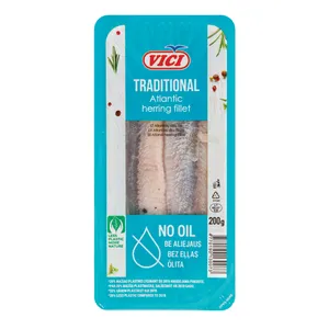 Silkių filė be aliejaus VIČI, 200 g