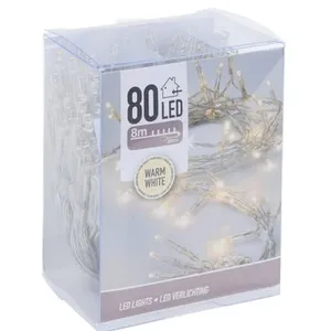 Kalėdinė Led girlianda 80 lempučių, auksinė