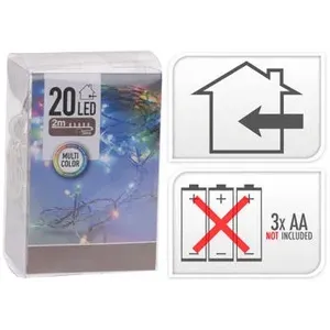 Kalėdinė Led girlianda 20 lempučių, įvairiaspalvė
