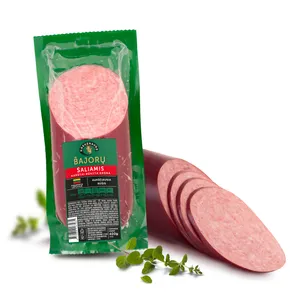 Karštai rūkytas Bajorų saliamis su pjūviu vakuume 400g
