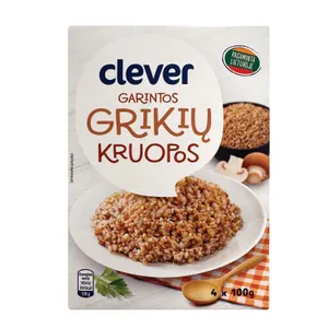 Grikių kruopos CLEVER, 400 g
