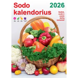Kalendorius 2026 IDĖJŲ SODAS A4